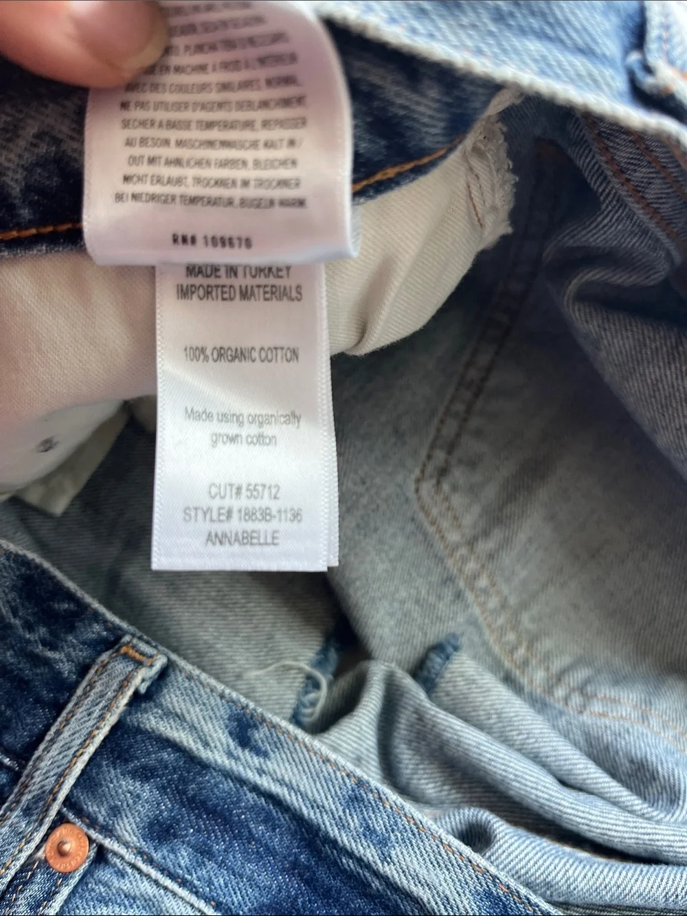 Citizens of Humanity Annabelle Cutoff Shorts Size 31 NWT